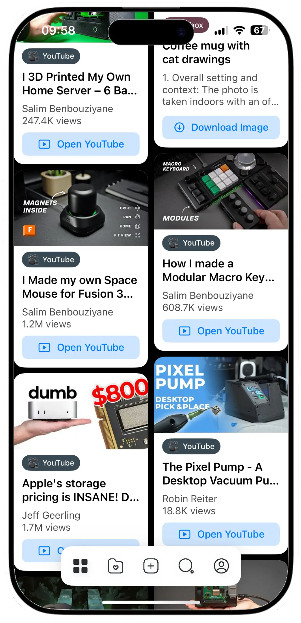 Cyberbrain URL Saver extension